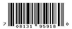 UPC barcode 708131959180