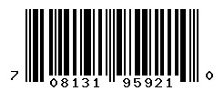 UPC barcode 708131959210