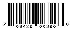 upc 708429003908 barcode image