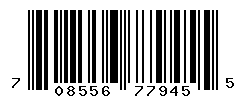 UPC barcode number 708556779455