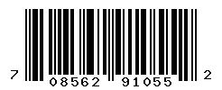 UPC barcode number 708562910552