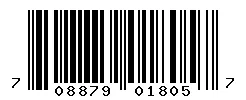 UPC 708879018057 barcode image