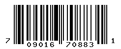 UPC barcode number 709016708831