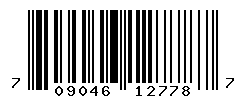 UPC barcode number 709046127787