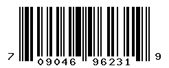 UPC 709046962319 barcode image