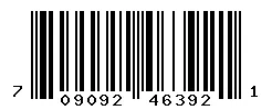 UPC barcode 709092463921