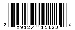 UPC barcode number 709127111230