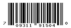 UPC barcode 709311915040