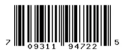 UPC barcode 709311947225