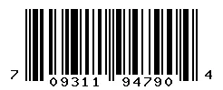UPC barcode 709311947904
