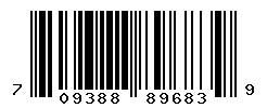 UPC barcode number 709388896839