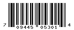 UPC barcode 709445053014