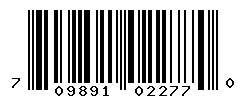 UPC barcode number 709891022770