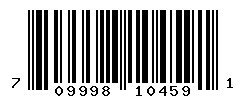 UPC barcode number 709998104591