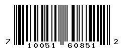 UPC barcode number 710051608512