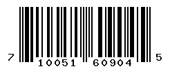 UPC barcode number 710051609045