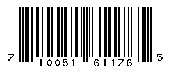 UPC barcode number 710051611765