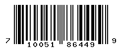 UPC barcode number 710051864499