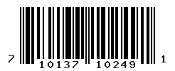 UPC barcode number 710137102491