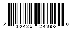 UPC barcode 710425248900