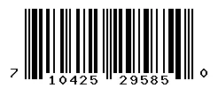 UPC barcode 710425295850