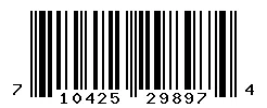 UPC barcode 710425298974