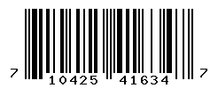 UPC barcode number 710425416347