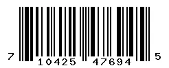UPC barcode 710425476945