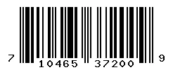UPC barcode 710465372009