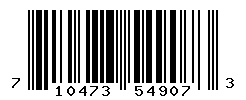 UPC barcode number 710473549073