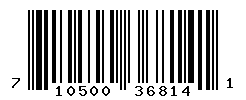 UPC barcode number 710500368141