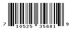 UPC barcode number 710525356819