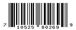 UPC barcode 710525802699