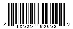 UPC barcode 710525806529
