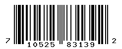 UPC barcode number 710525831392