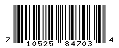 UPC barcode 710525847034
