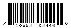 UPC barcode 710552024460