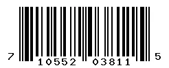 UPC 710552038115 barcode image