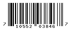 UPC barcode number 710552038467