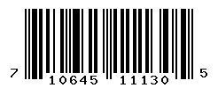 upc 710645111305 barcode image