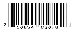 UPC barcode 710654830761