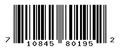 UPC barcode 710845801952