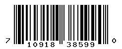 UPC barcode number 710918385990