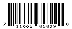 UPC barcode number 711005656290