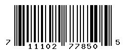 upc 711102778505 barcode image
