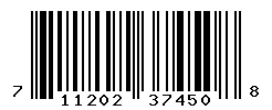 UPC barcode number 711202374508