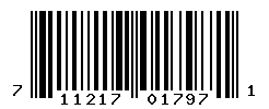 UPC barcode number 711217017971