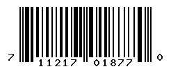 UPC barcode number 711217018770