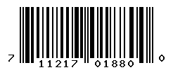 UPC barcode number 711217018800