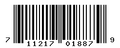 UPC barcode number 711217018879